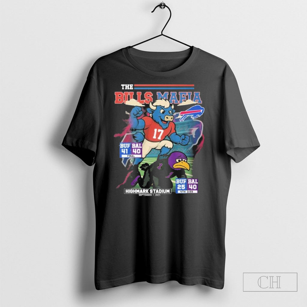 The Bills Mafia Buffalo 41 40 Baltimore Final Score