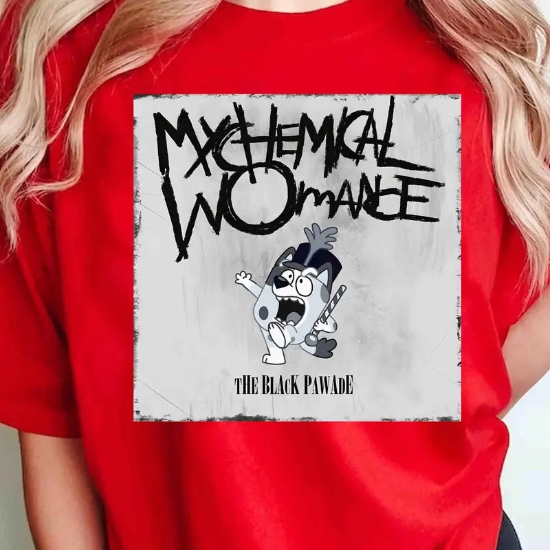 The Black Parade Muffin Heeler Shirt, Bluey Family Shirt, Family Matching Shirt, Bluey Birthday T-shirt, Mothers Day Shirt Top Womenswear