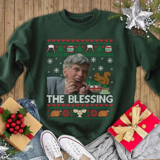 The Blessing Ugly Sweater Shirt, Uncle Lewis Ugly Christmas Shirt, National Lampoon's Christmas Vacation, Christmas Movie, Christmas Gifts