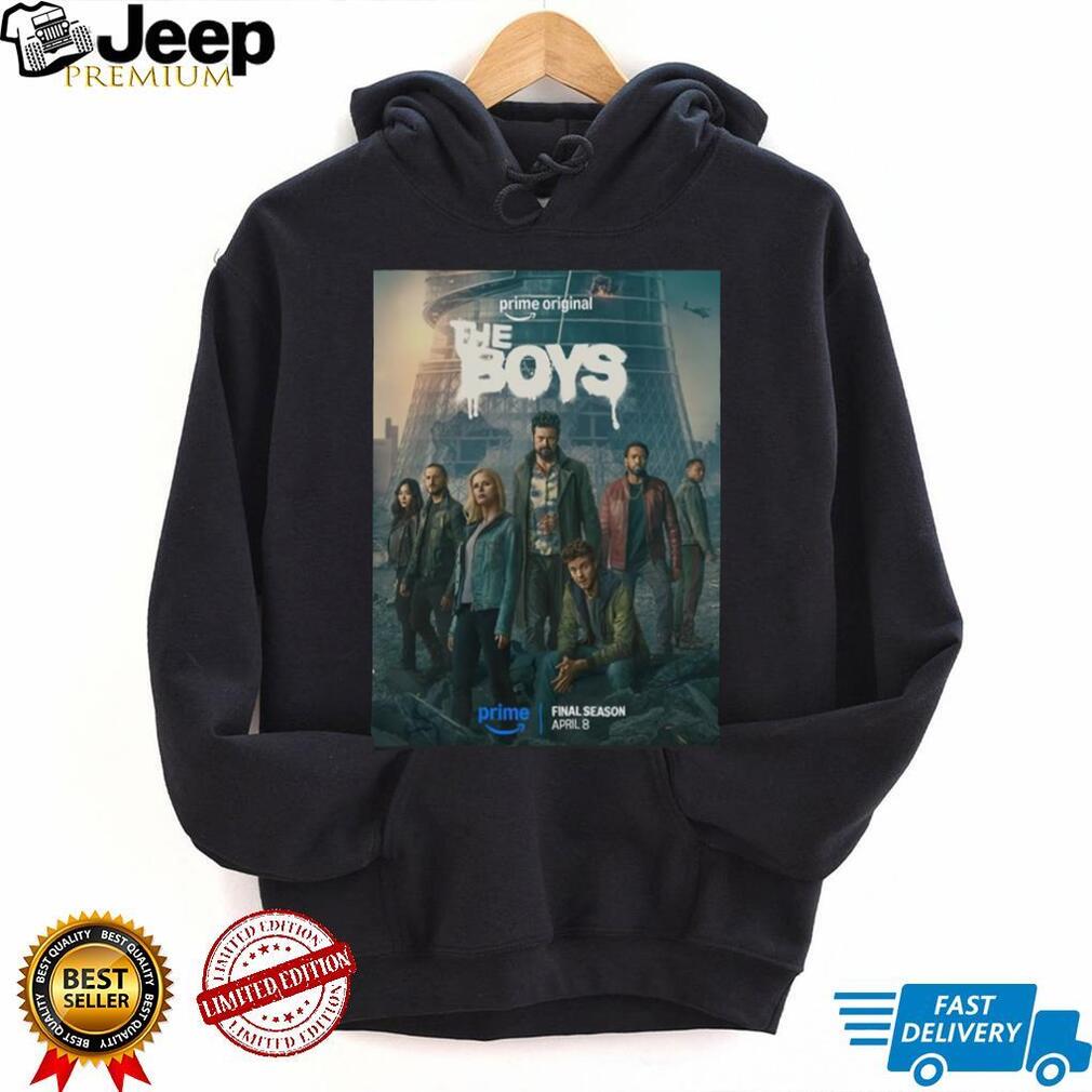The Boys Prime Original Series Final Season Cast Poster T Shirt