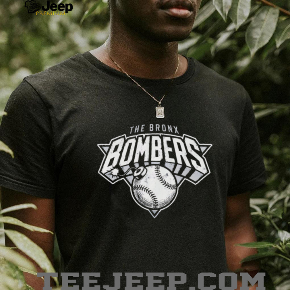 The Bronx Bombers Baseball Baseball Bomb Graphic T Shirt New York Fan T Shirt