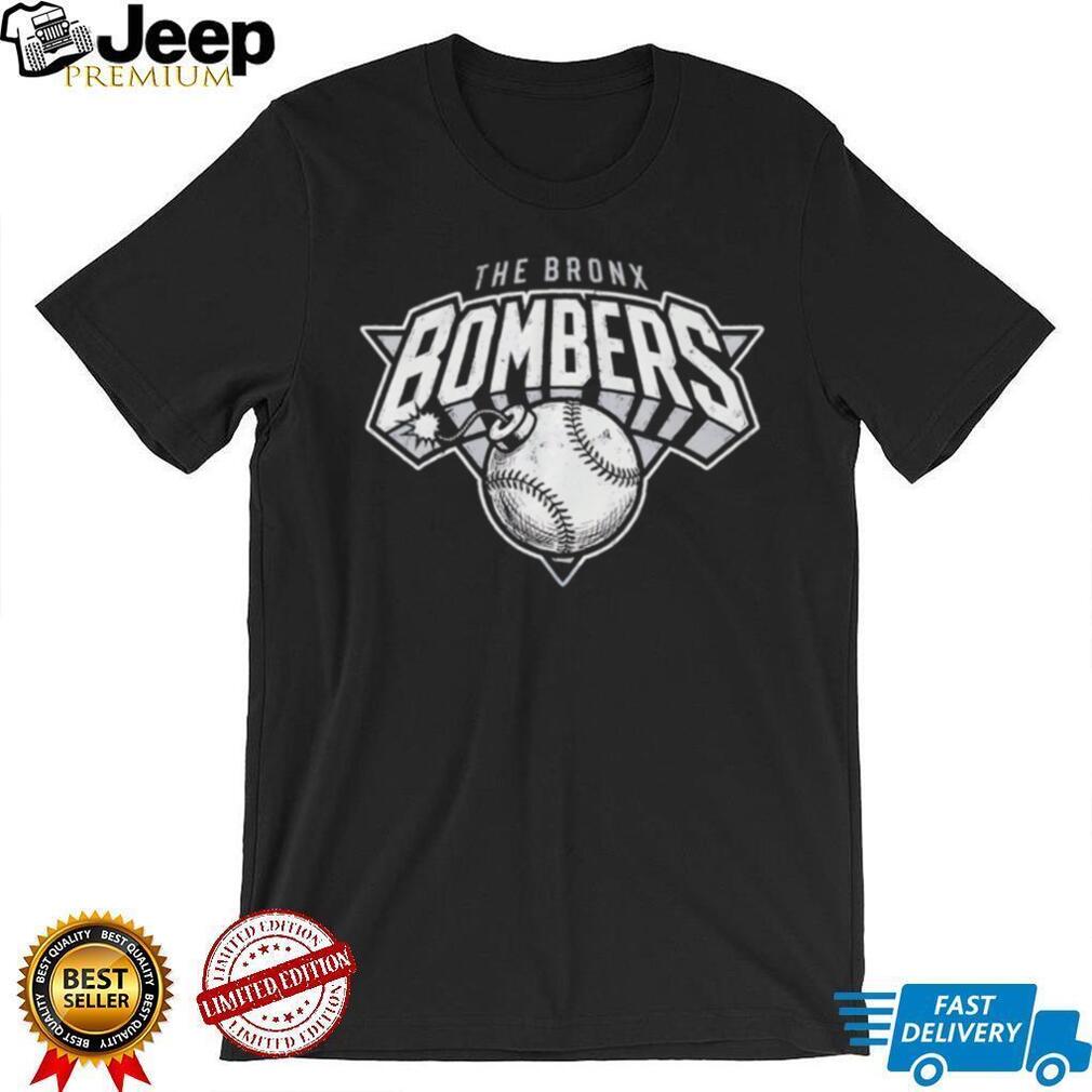 The Bronx Bombers New York Baseball Vintage Logo T Shirt