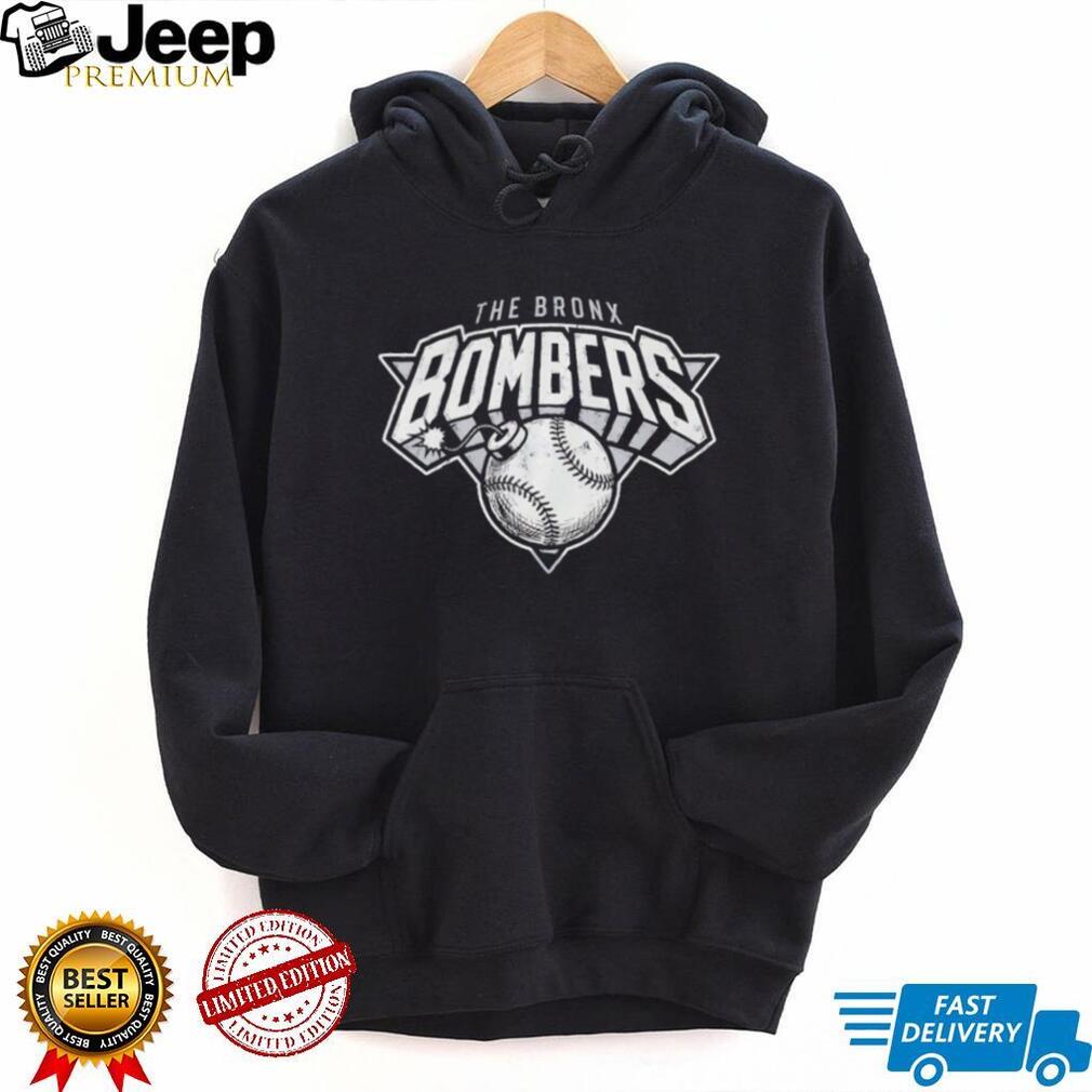 The Bronx Bombers New York Baseball Vintage Logo T Shirt