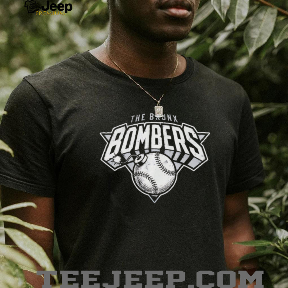 The Bronx Bombers New York Baseball Vintage Logo T Shirt