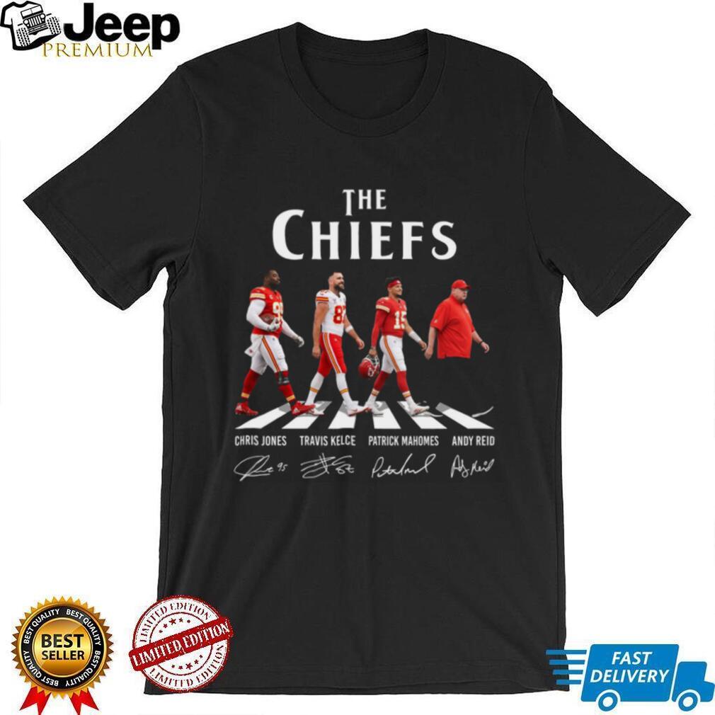 The Chiefs Kansas City Football Dynasty Mahomes Kelce Jones Andy Reid Retro Fan Shirt