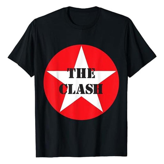 The Clash - Circle Star T-Shirt | Unisex Cotton Tee | Size S-3XL | NEW