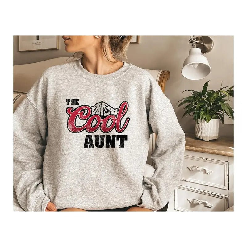 The Cool Aunt Shirt, Aunt Gift, Mothers Day Shirt Hoodie, Sweatshirt | WearSparks.com