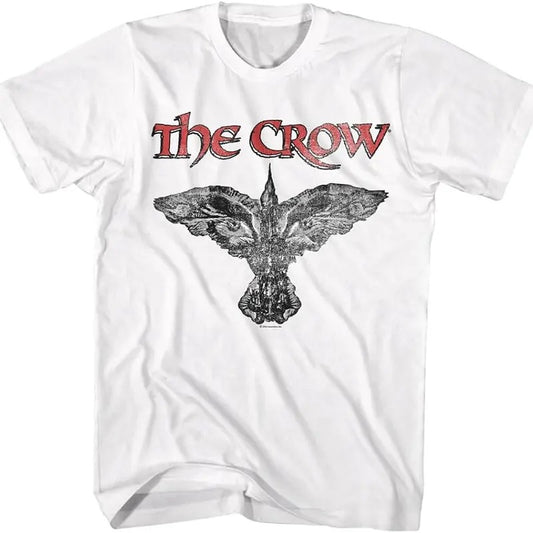 The Crow Bird Logo Men's T Shirt Gothic Horror Movie Brandon Lee Death T-shirt for men or women, Men's Tshirt Casual Classic