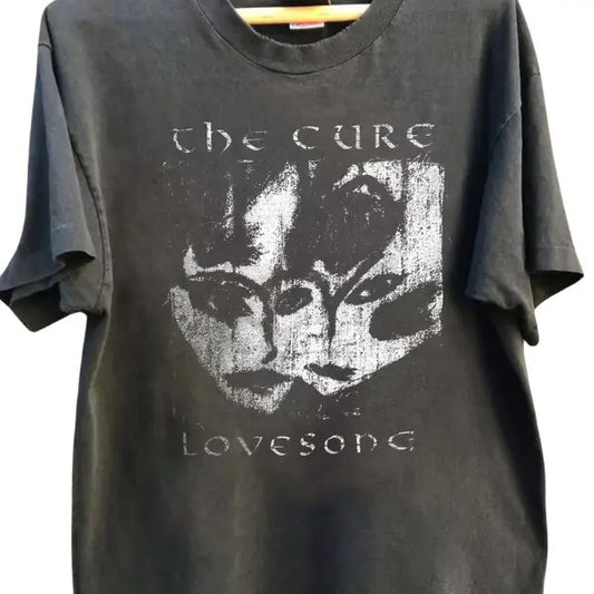 The Cure Band 90s Shirt, the Cure Love Song Album unisex cotton TShirt