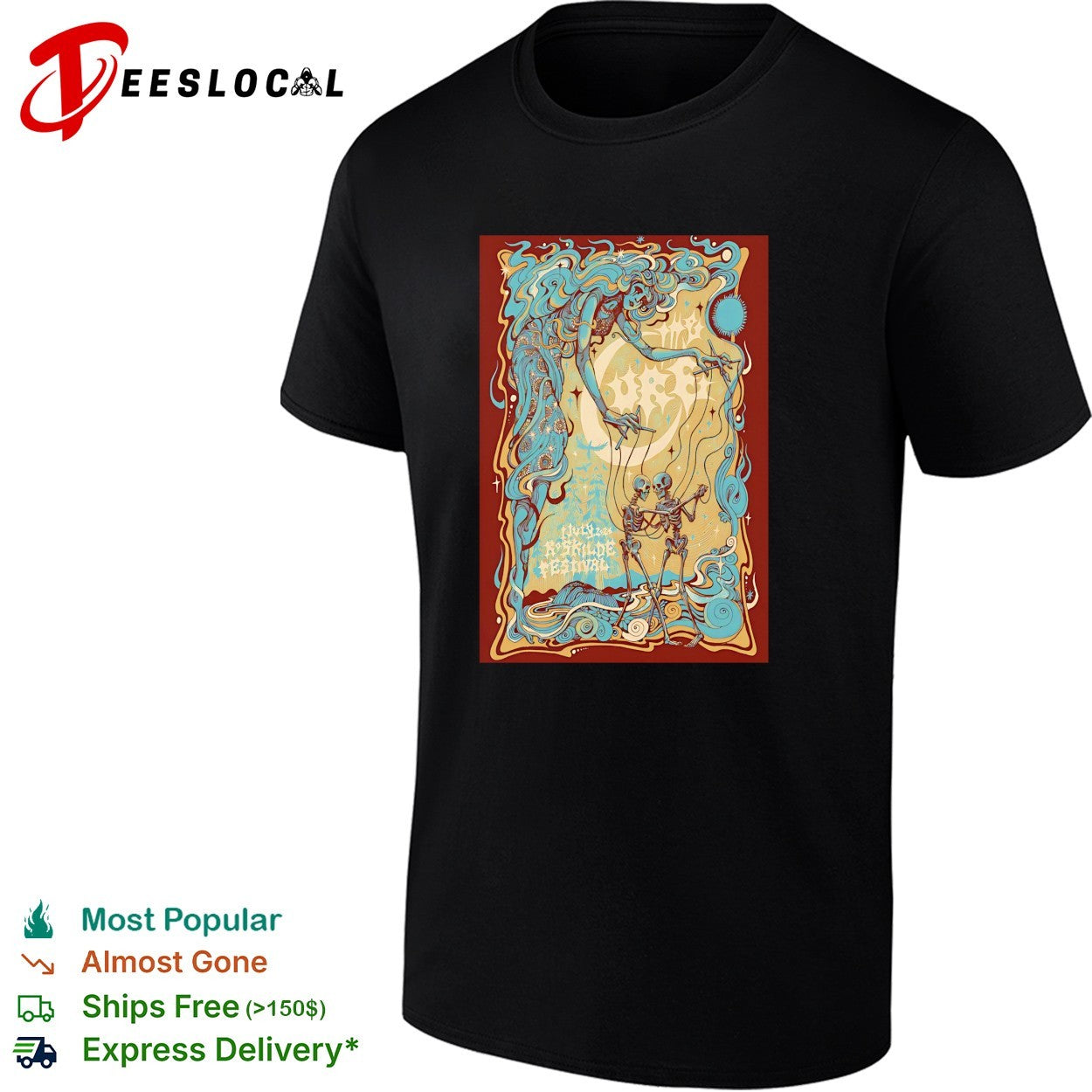 The Cure Roskilde Festival In Roskilde Denmark Jul 1 2026 poster shirt