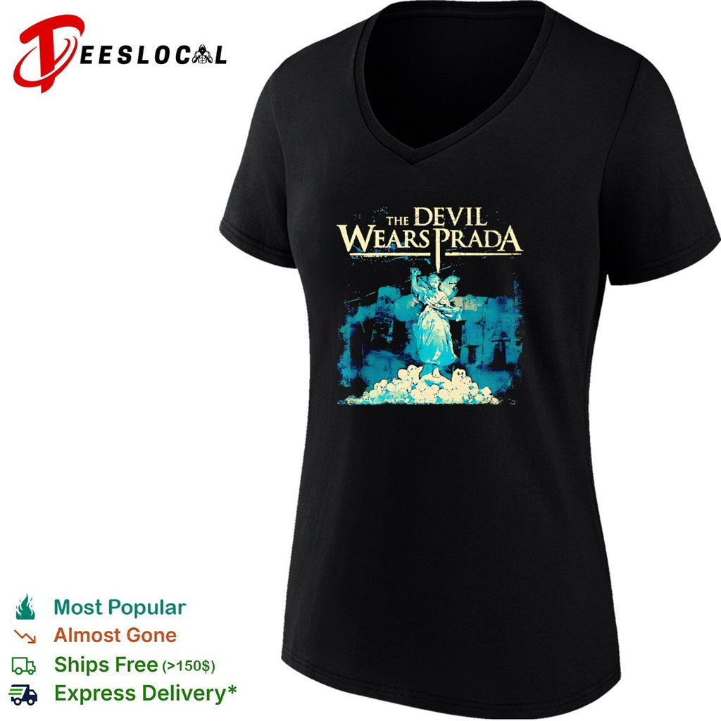The Devil Wears Prada angel skulls shirt
