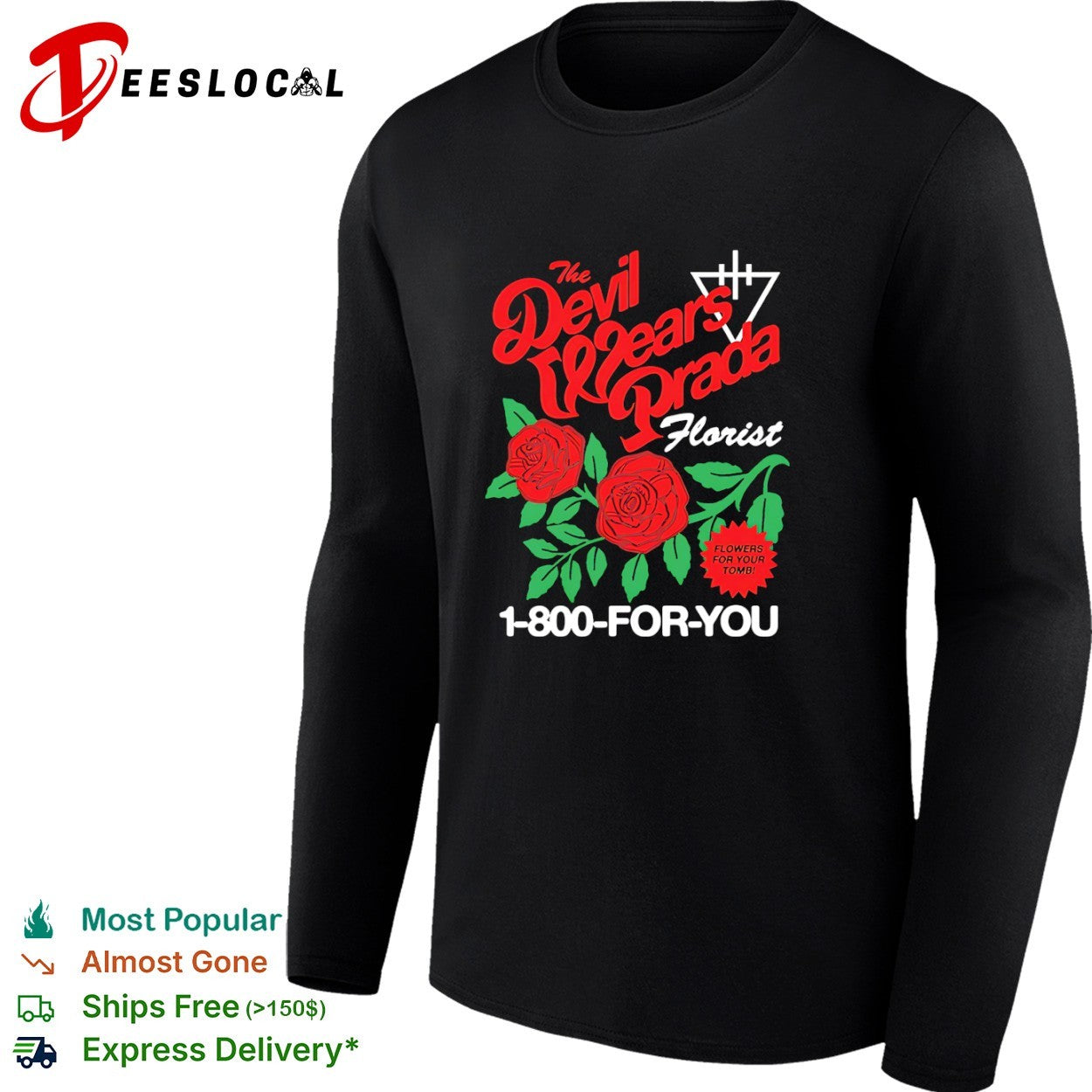 The Devil Wears Prada florist red roses flowers for your tomb 1 800 you shirt
