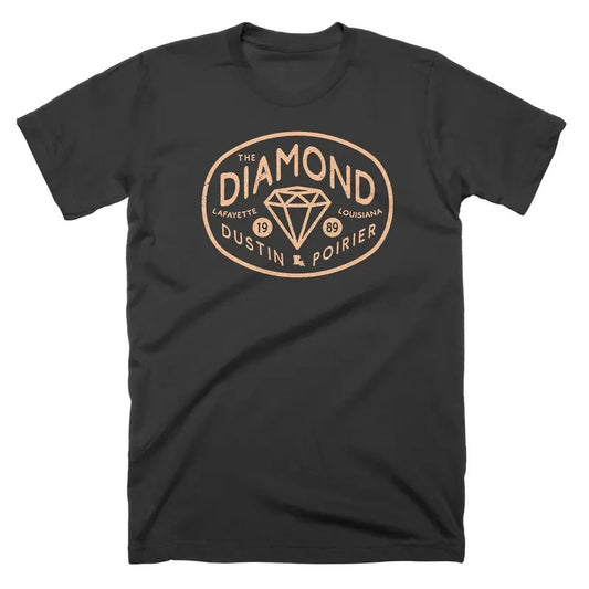 The Diamond Wordmark Dustin Poirier Shirt, Vintage MMA UFC Tee, Gift For Fans Cotton Crewneck