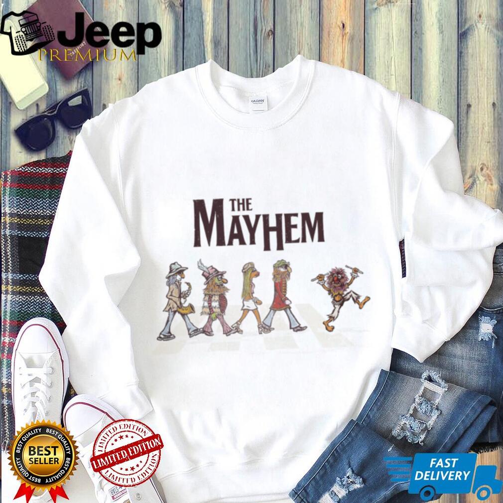 The Electric Mayhem Abbey Road Style Muppets Band T Shirt