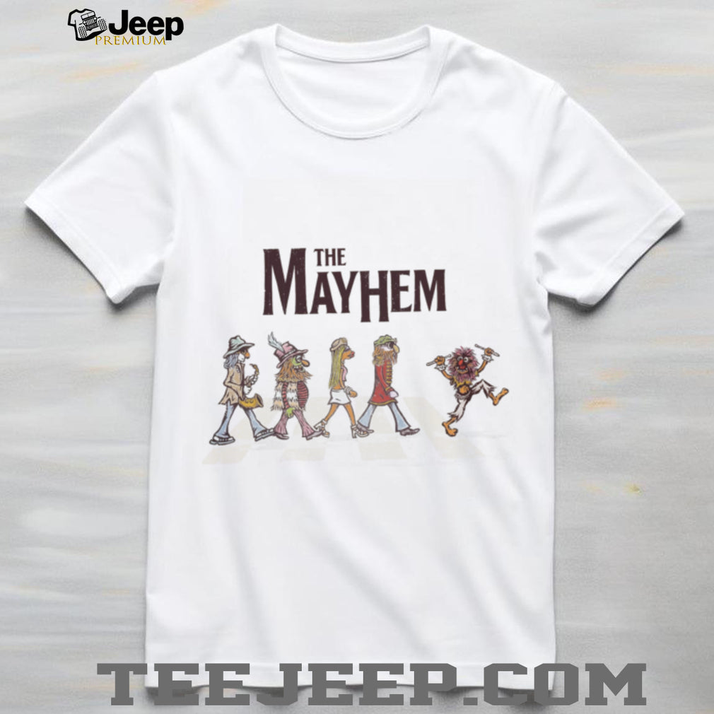 The Electric Mayhem Abbey Road Style Muppets Band T Shirt