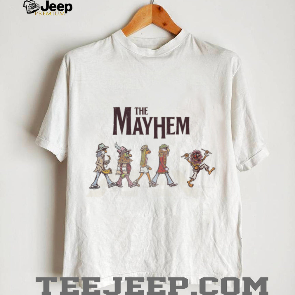 The Electric Mayhem Abbey Road Style Muppets Band T Shirt