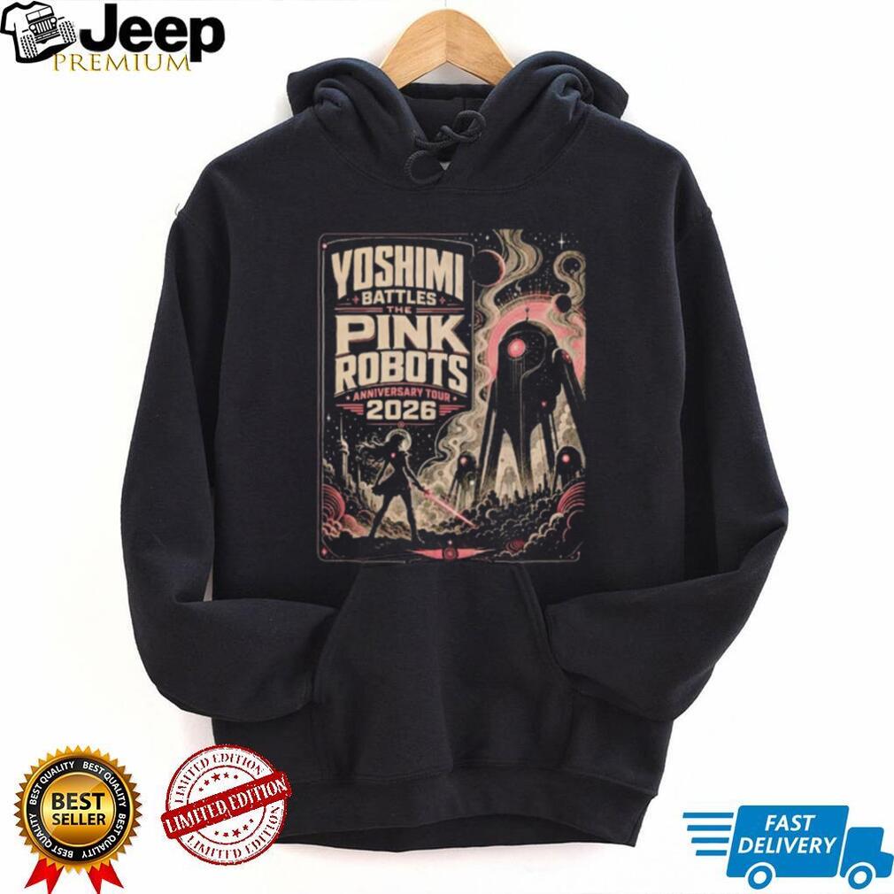The Flaming Lips Yoshimi Battles The Pink Robots Anniversary Tour 2026 shirt
