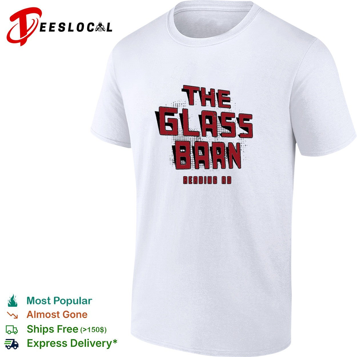 The Glass Barn Reading Road bar shirt