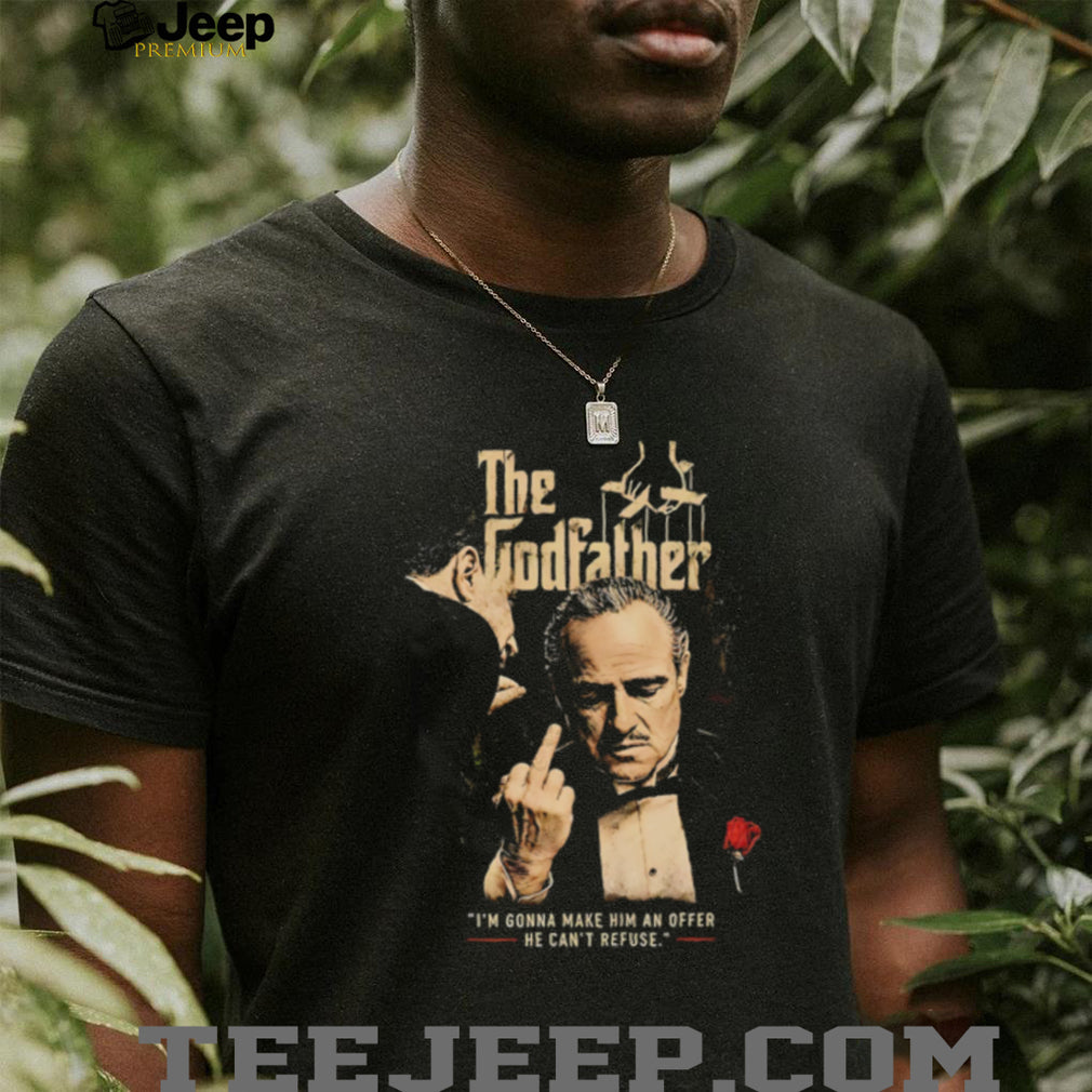 The Godfather Don Corleone middle finger shirt