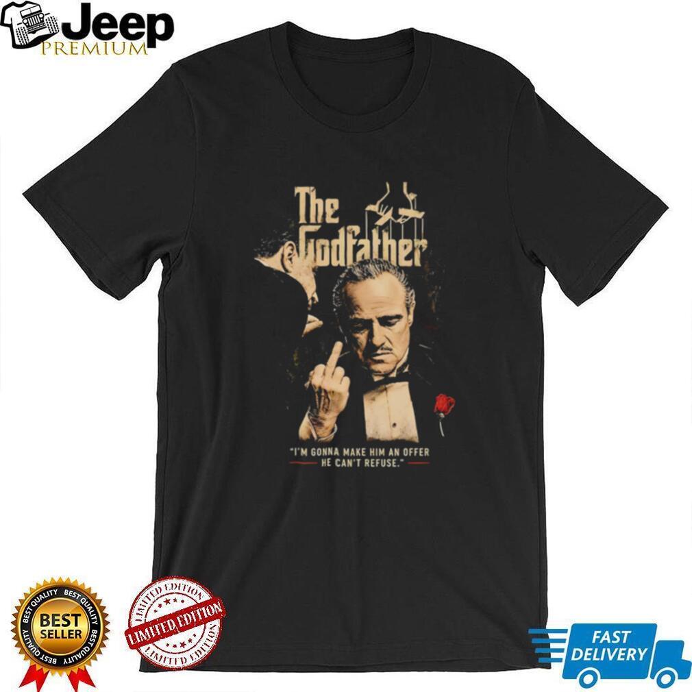 The Godfather Don Corleone middle finger shirt