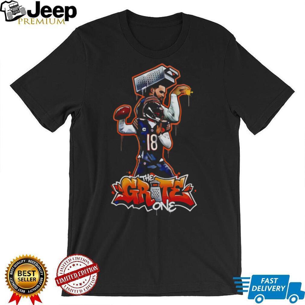 The Grate One Rome Odunze 18 Chicago Football Rookie Retro Sports Fans T Shirt