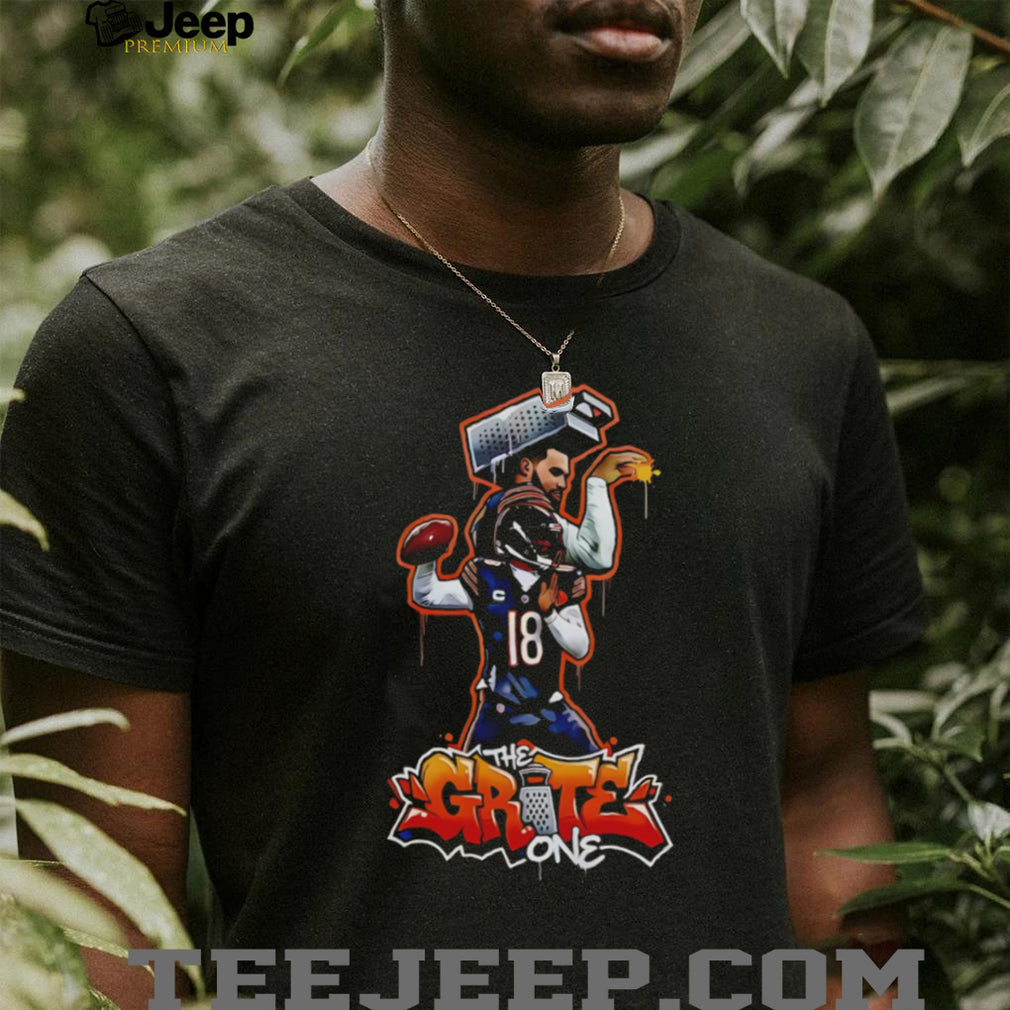 The Grate One Rome Odunze 18 Chicago Football Rookie Retro Sports Fans T Shirt