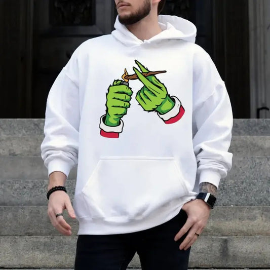 The Green Guy Movie Character Lighting Christmas Season Sweatshirt Hoodie T Shirt, Unisex Long Sleeve Crewneck Sweater