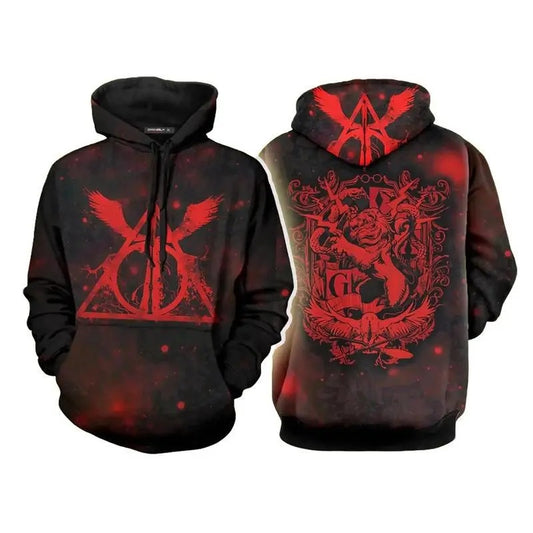 The Gryffindor Lion Ha.rry Po|tter Version Galaxy Unisex 3d hoodie, harry Menswear, gift for fans