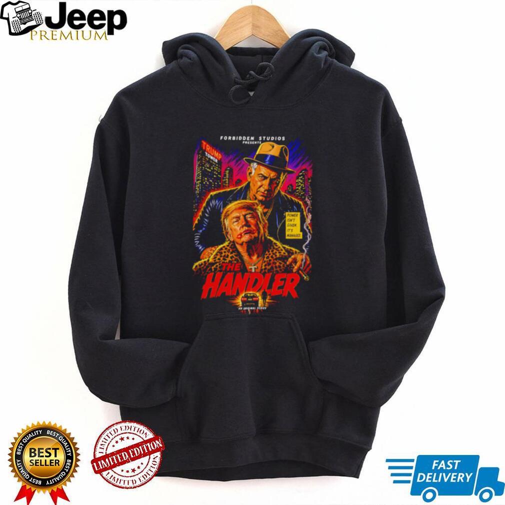 The Handler Forbidden Studios Crime Thriller Movie Poster Style Vintage Fans Men T Shirt