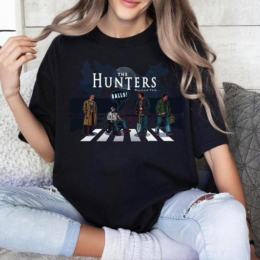 The Hunter Supernatural  T-Shirt, Winchester Brothers Shirt, Gift For Woman and Man Unisex T-Shirt  Casual Cotton Fabric...