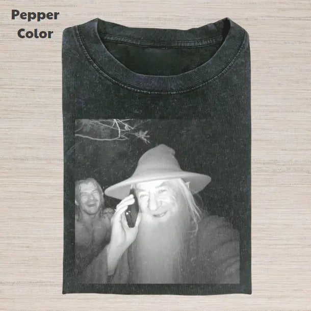 The Lord of the Rings Vintage Graphic Tee, Gandalf Calling T-Shirt, Movies Tee, Unisex Meme Cringe Funny Dumb Shirt, Menswear Womenswear Streetwear