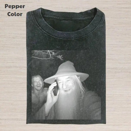 The Lord of the Rings Vintage Graphic Tee, Gandalf Calling T-Shirt, Movies Tee, Unisex Meme Cringe Funny Dumb Shirt, Menswear Womenswear Streetwear