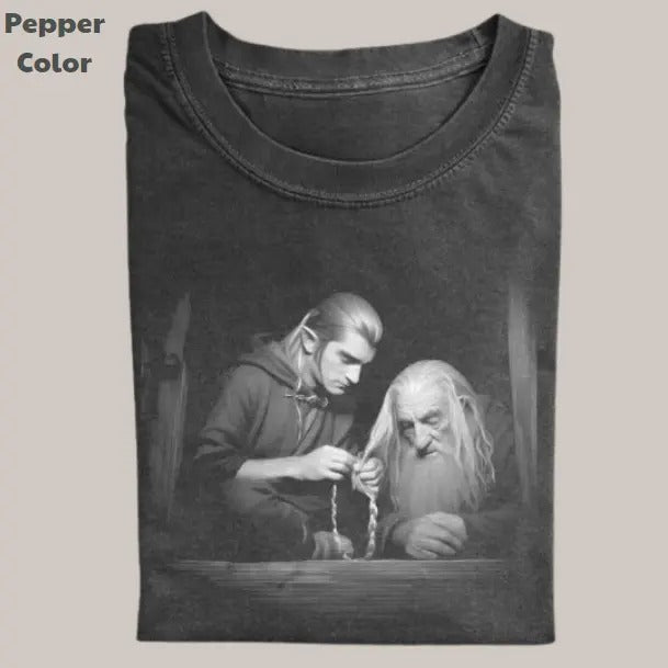 The Lord of the Rings Vintage Graphic Tee, Legolas Galdalf T-Shirt, Movies Tee, Unisex Meme Cringe Funny Dumb Shirt, Menswear Womenswear Streetwear