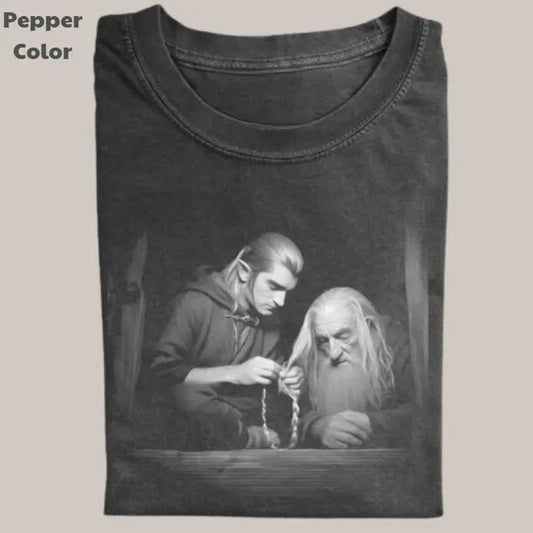 The Lord of the Rings Vintage Tee, Galdalf Legolas T-Shirt, Movie Graphic Tee, Unisex Meme Cringe Funny Dumb Shirts, Menswear Womenswear Streetwear