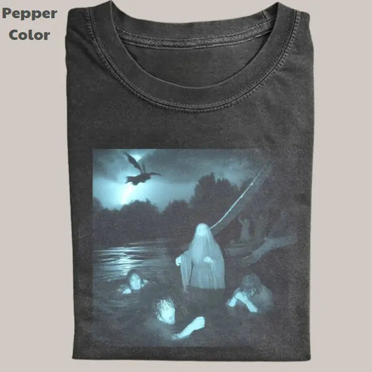 The Lord of the Rings Vintage Tee, Swimming T-Shirt, Movie Graphic Tee, Unisex Meme Cringe Funny Dumb Shirts, Menswear Womenswear Streetwear