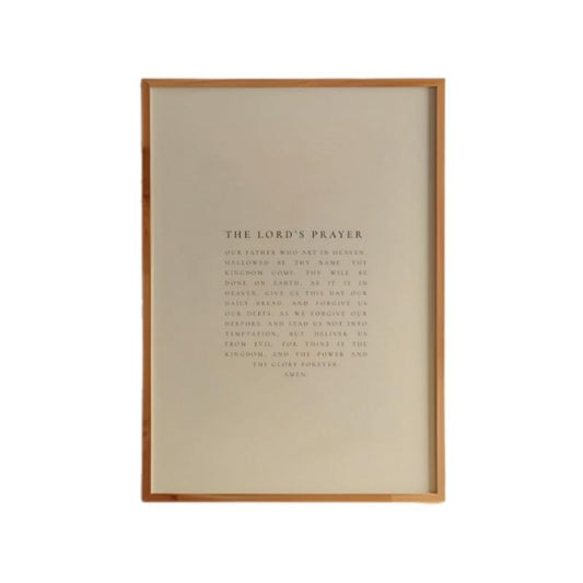 The Lord's Prayer Poster Printed, Christian Home Decor, Typography Scripture Poster, Gifts For Christian Her Art Prints,...