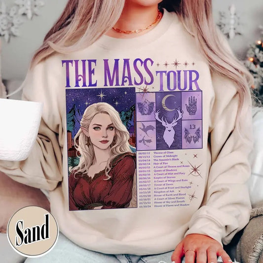 The Maas Tour Sweatshirt, TOG Shirt, ACOTAR Shirt, ACOTAR TOG Crescent City Shirt, Sjm Tour Shirt, Book Shirt Sjm, Book Lovers Shirt, Bookish Shirt