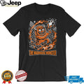 The Madhouse Monster Orange Hockey Beast Mascot Graphic Sports T Shirt