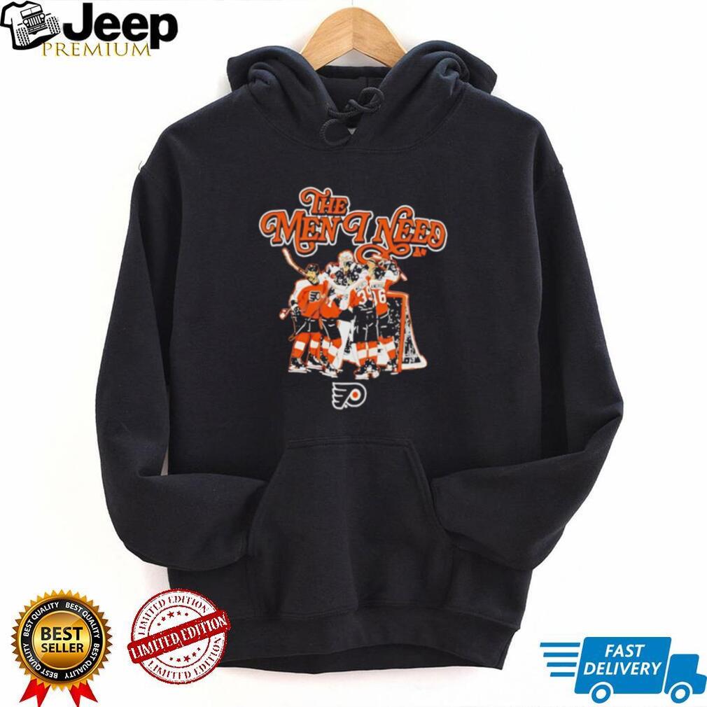 The Men I Need Philadelphia Flyers Team Celebration Vintage Style T Shirt