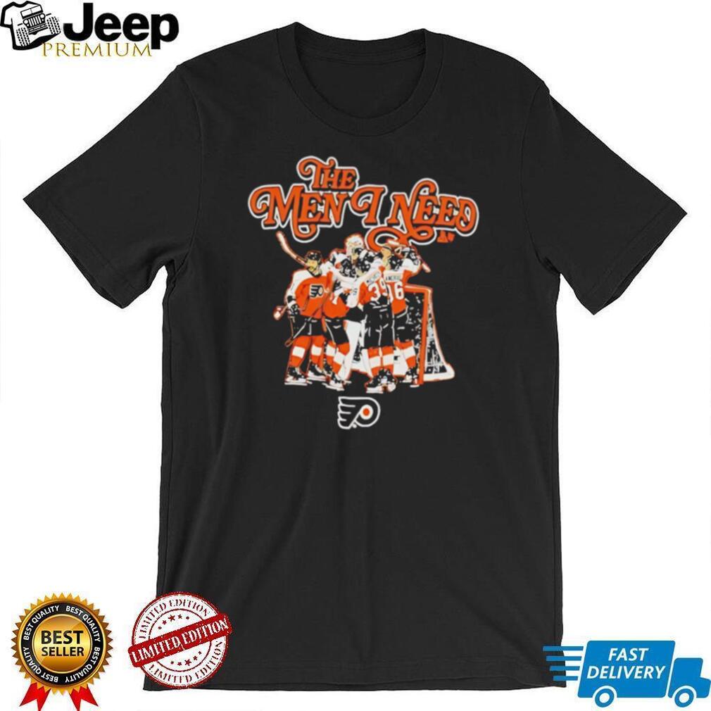 The Men I Need Philadelphia Flyers Team Celebration Vintage Style T Shirt