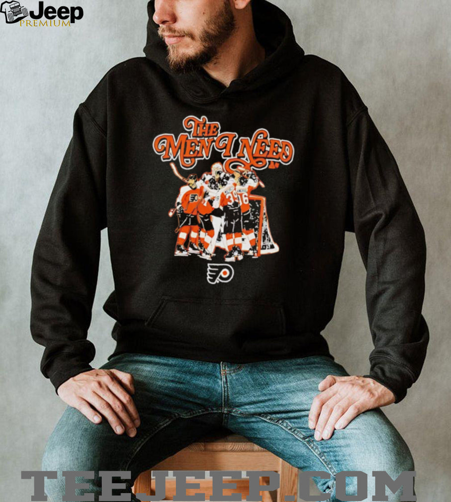 The Men I Need Philadelphia Flyers Team Celebration Vintage Style T Shirt