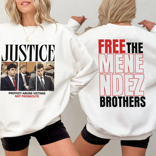 The Menendez Brothers Graphic Shirt, Lyle and Erik Menendez Shirt, Vintage T-Shirt, Menendez Brothers Sweatshirt Hoodie