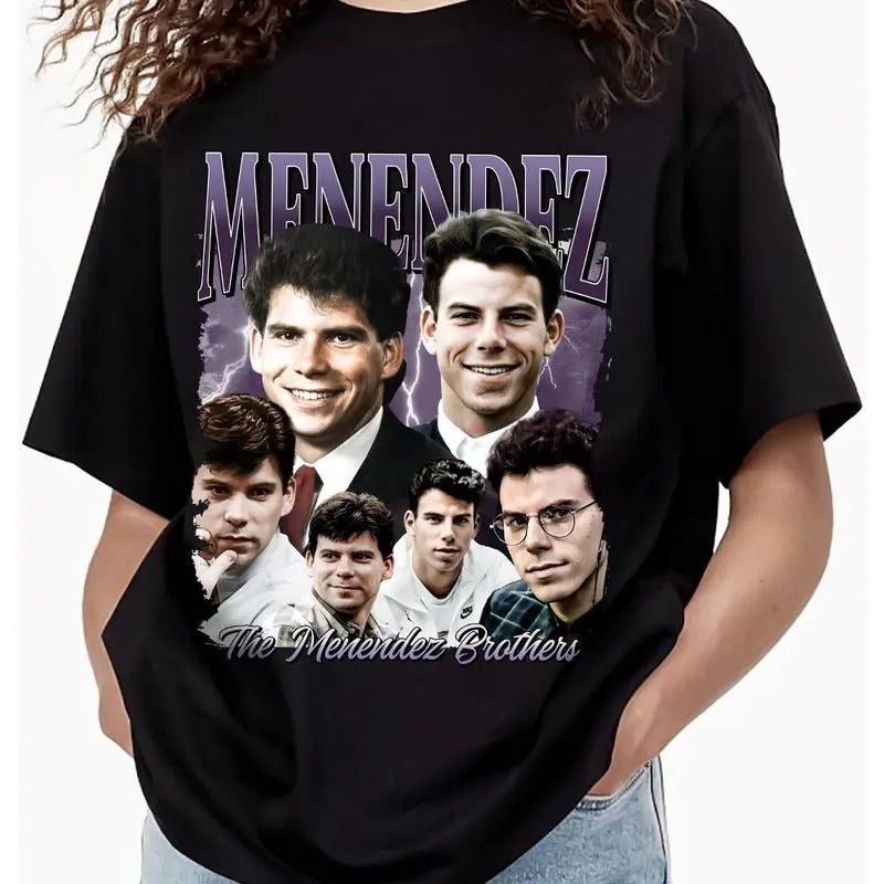 The Menendez Brothers Graphic Shirt, Lyle and Erik Menendez Vintage Style Shirt, Menendez Brothers Shirt Menswear Streetwear Crewneck