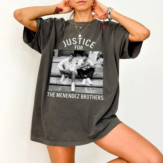 The Menendez Brothers Graphic T-Shirt, Lyle and Erik Menendez Shirt, Vintage T-Shirt, Menendez Brothers Sweatshirt Hoodie