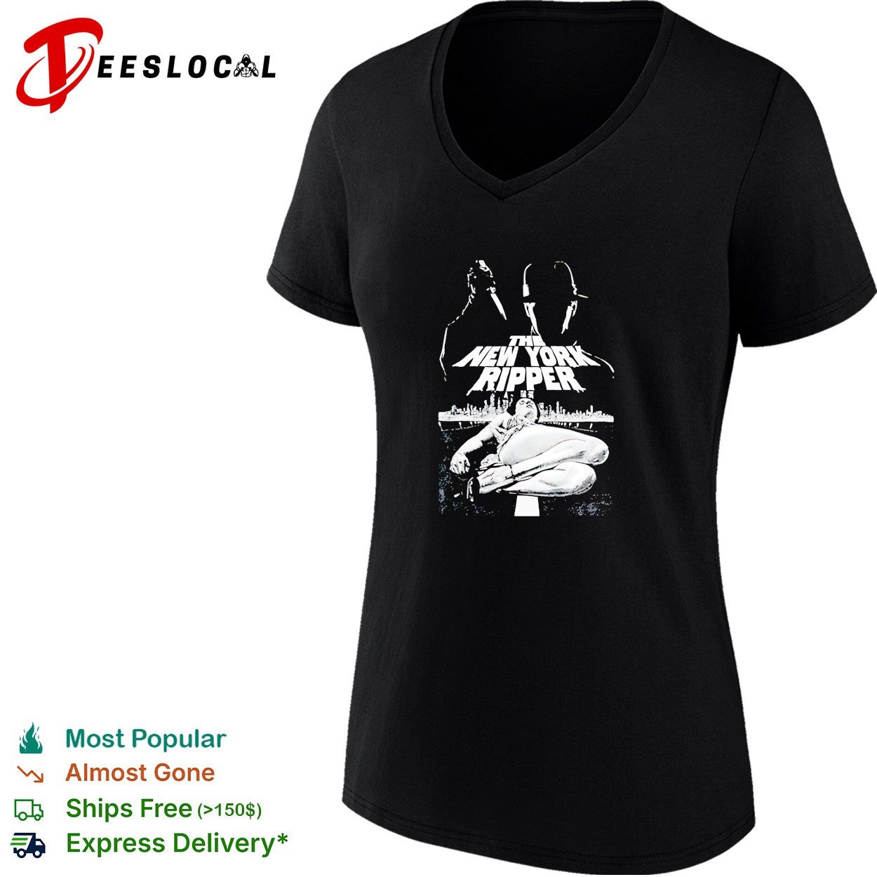 The New York Ripper horror movie shirt