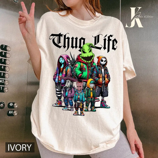 The Nightmare Before Shirt, Halloween Thug life Shirt, Horror Movie Shirt, Halloween Horror Movie Shirt, Spooky Season Shirt