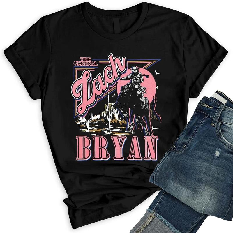 The Original Zach B Shirt Vintage Rodeo Cowboy Western Country Music Graphic Tee Shirt Merch Men Women Menswear Top...