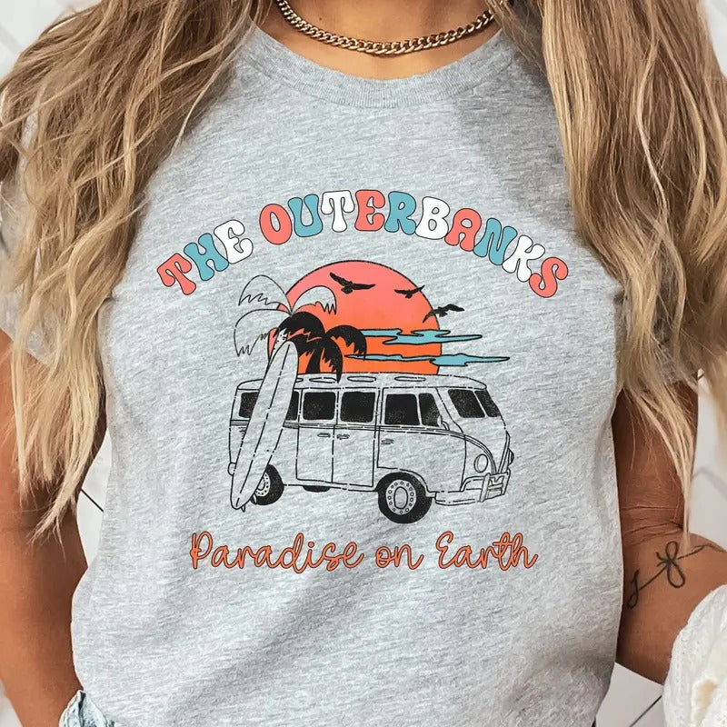The Outerbanks Paradise On Earth Shirt, Pogue Life Tshirt For The Obx, Tshirt For Outerbanks Beach Lover Hoodie, Sweatshirt