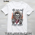 The Outlaw Josey Wales Clint Eastwood Skull Cowboy T Shirt