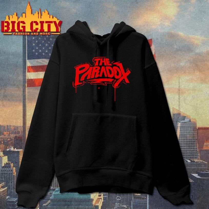 The Paradox Black Spray Paint Shirt